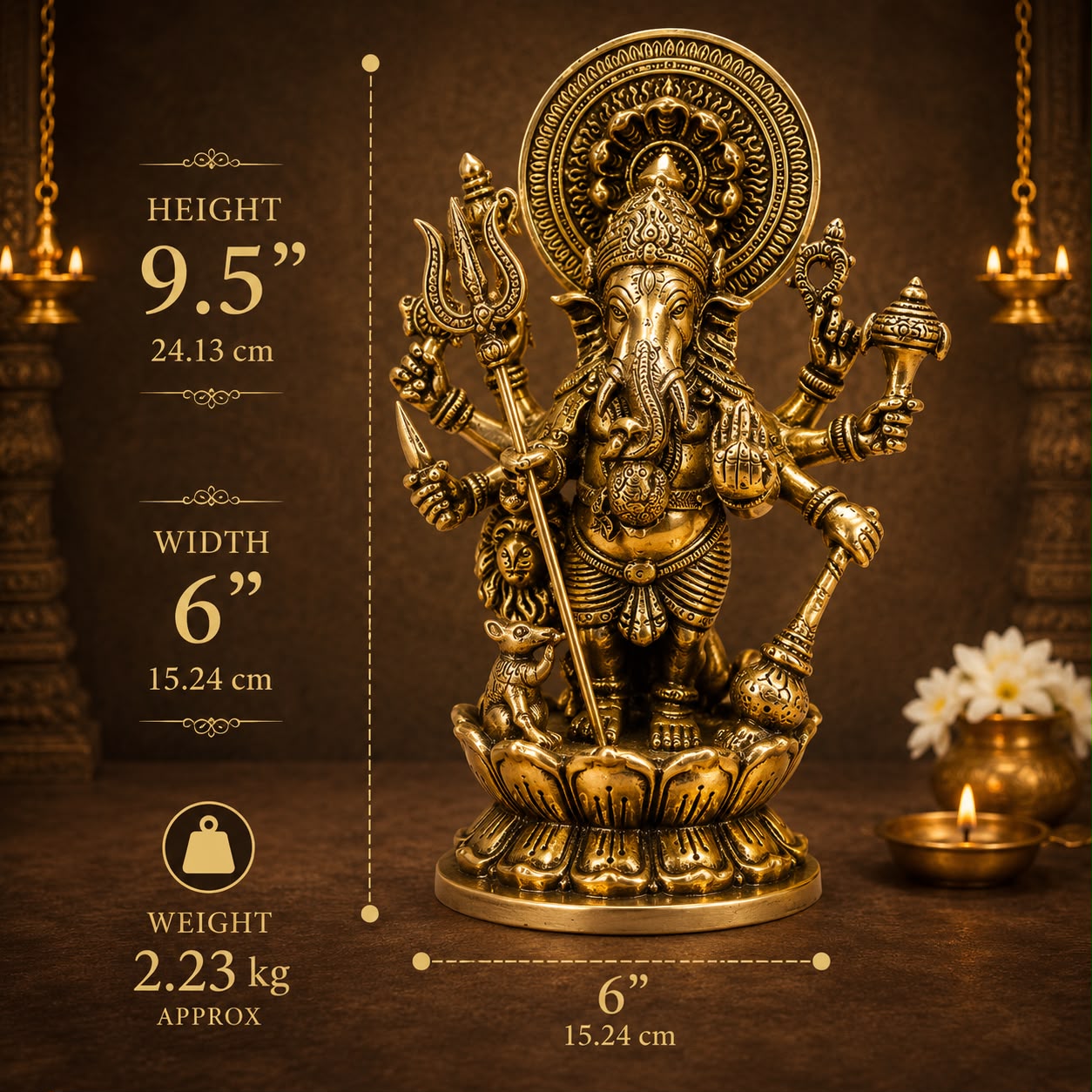 Drishti Ganapathi Statue