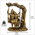 Radha & Krishna On Swing