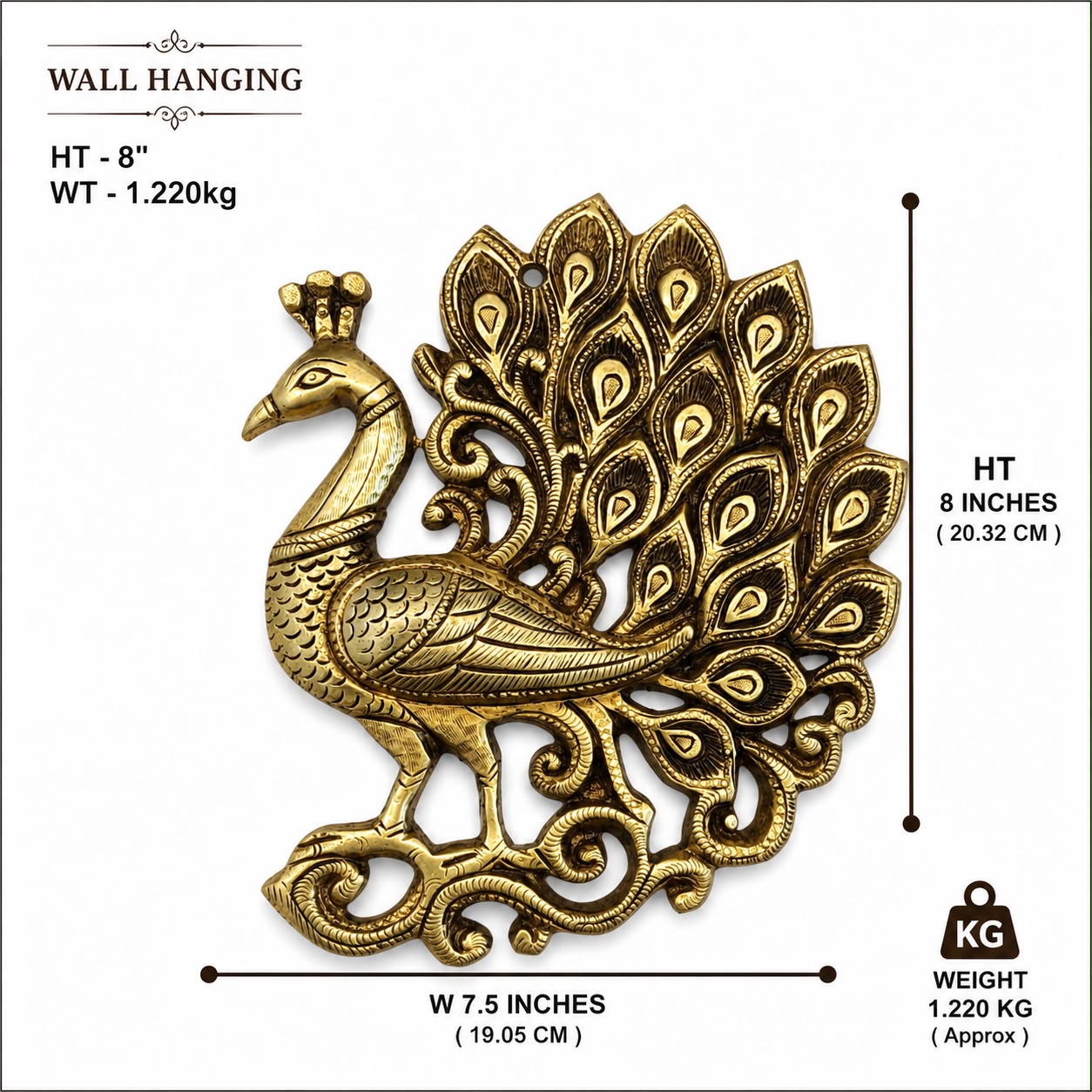 Peacock Wall Hanging