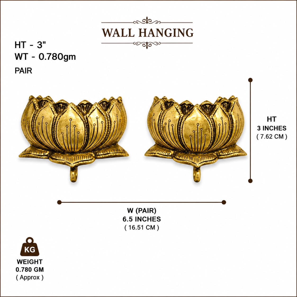 Lotus Wall Hanging Set