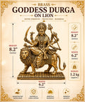 Goddess Durga On Lion