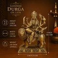 Goddess Durga On Lion