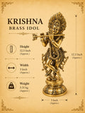 Krishna Brass Idol