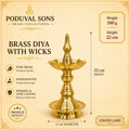 Diya With Wicks