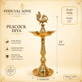 Peacock Diya