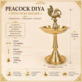 Peacock Diya