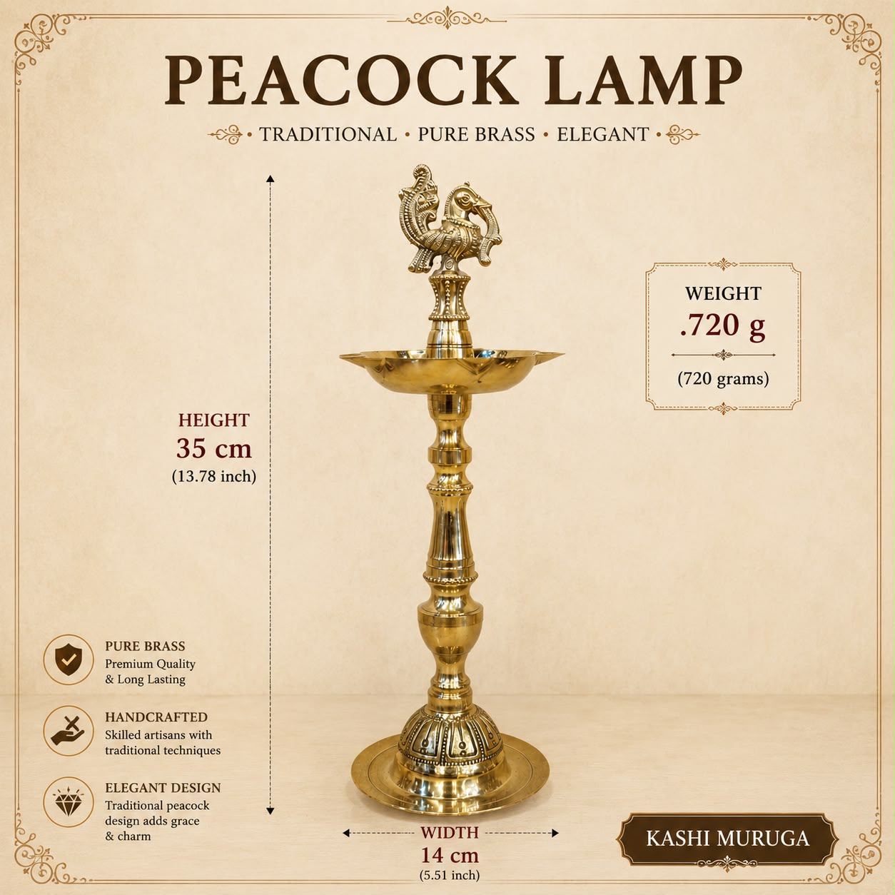 Peacock Lamp