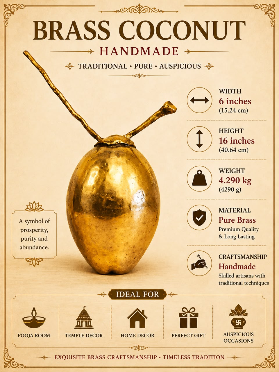 Brass Coconut