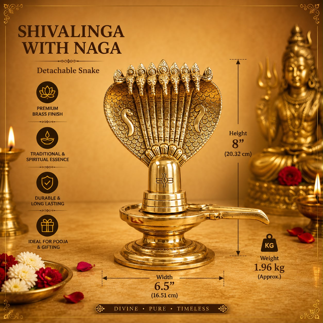 Shivalinga With Naga