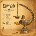 Peacock With Diya