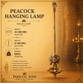 Peacock Hanging Lamp