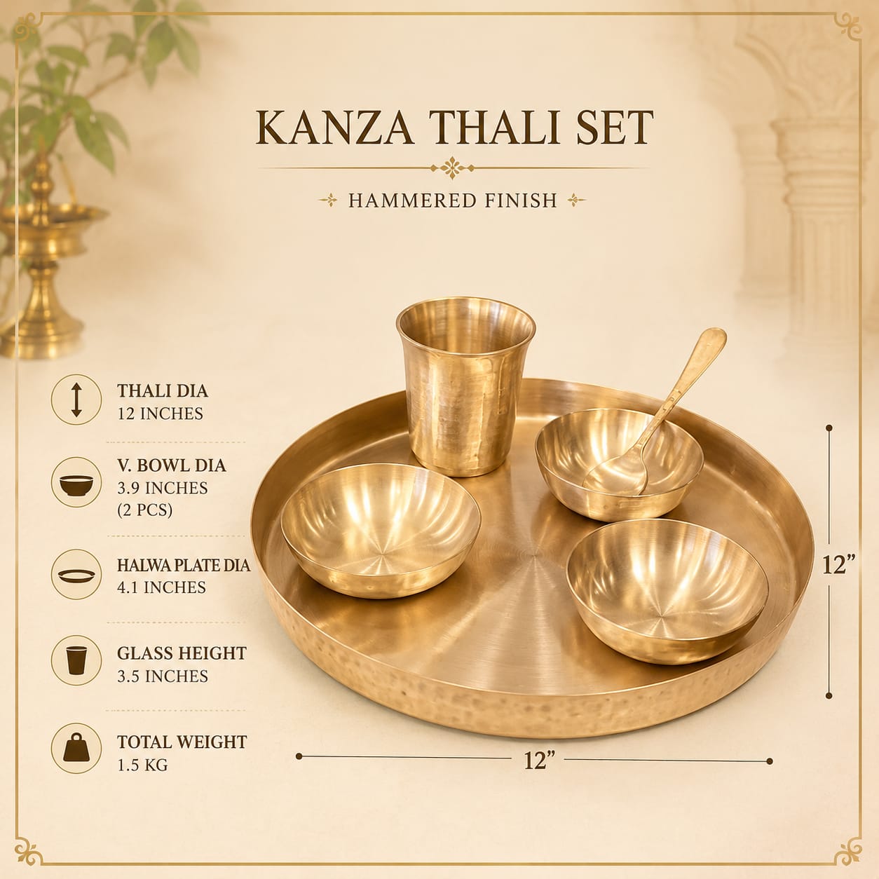 Kanza Thali Set