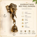 Elephant With Bell Wall Hanging