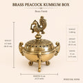Peacock Kumkum Box