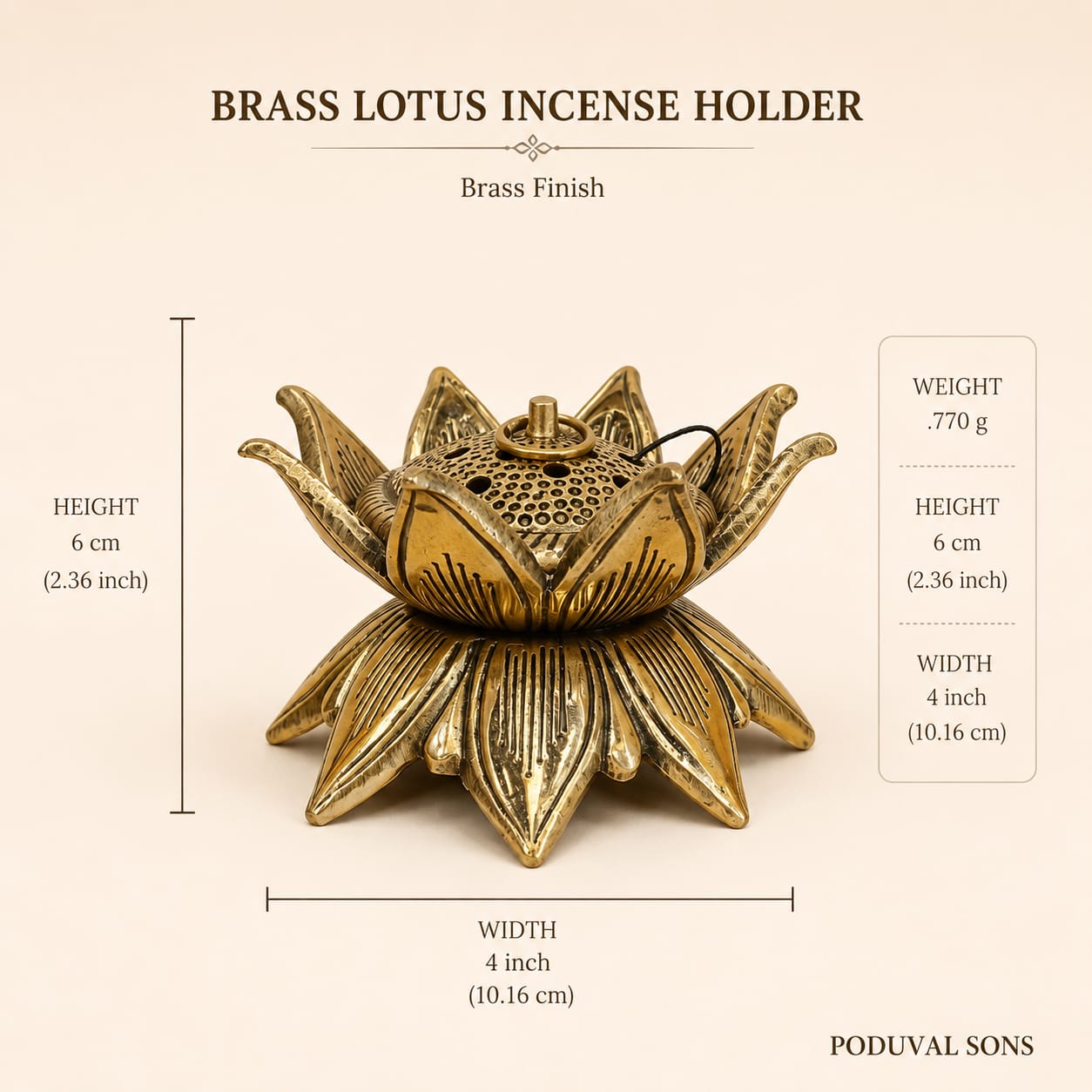 Lotus Incense Holder