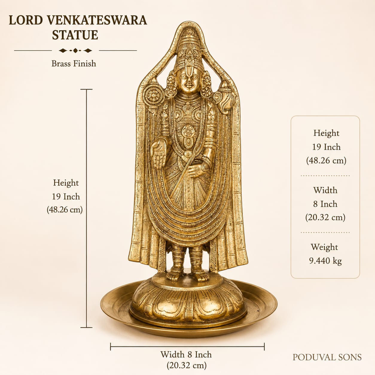Lord Venkateswara Idol