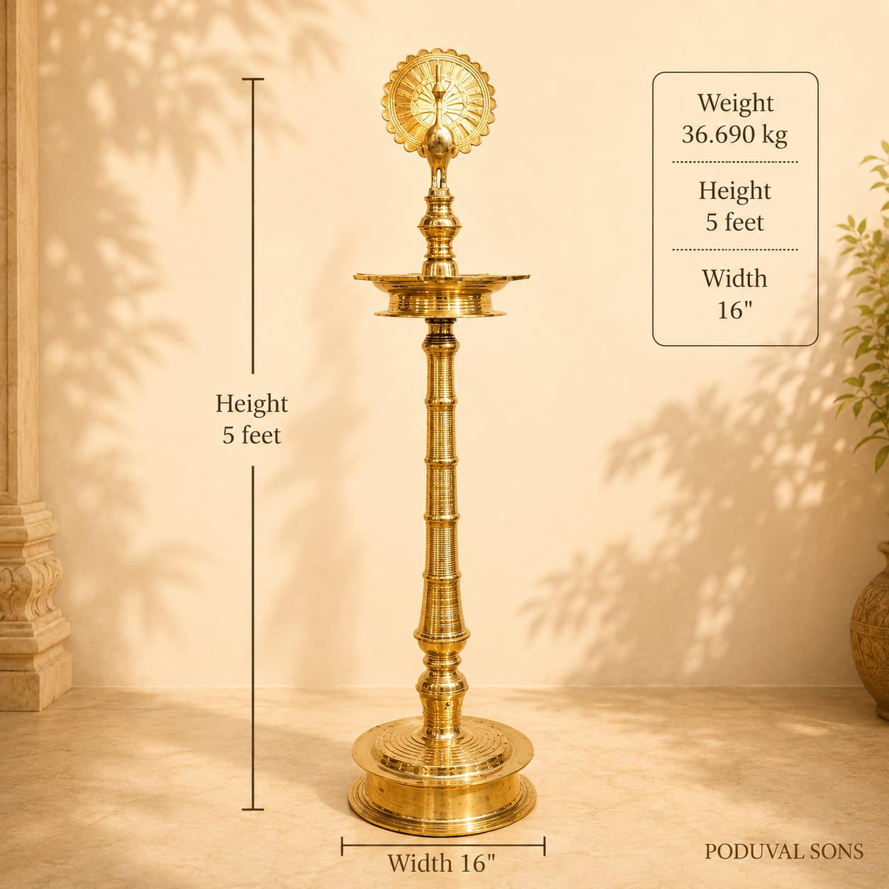 Peacock Lamp / Peacock Diya