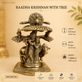 Radha Krishna With Tree