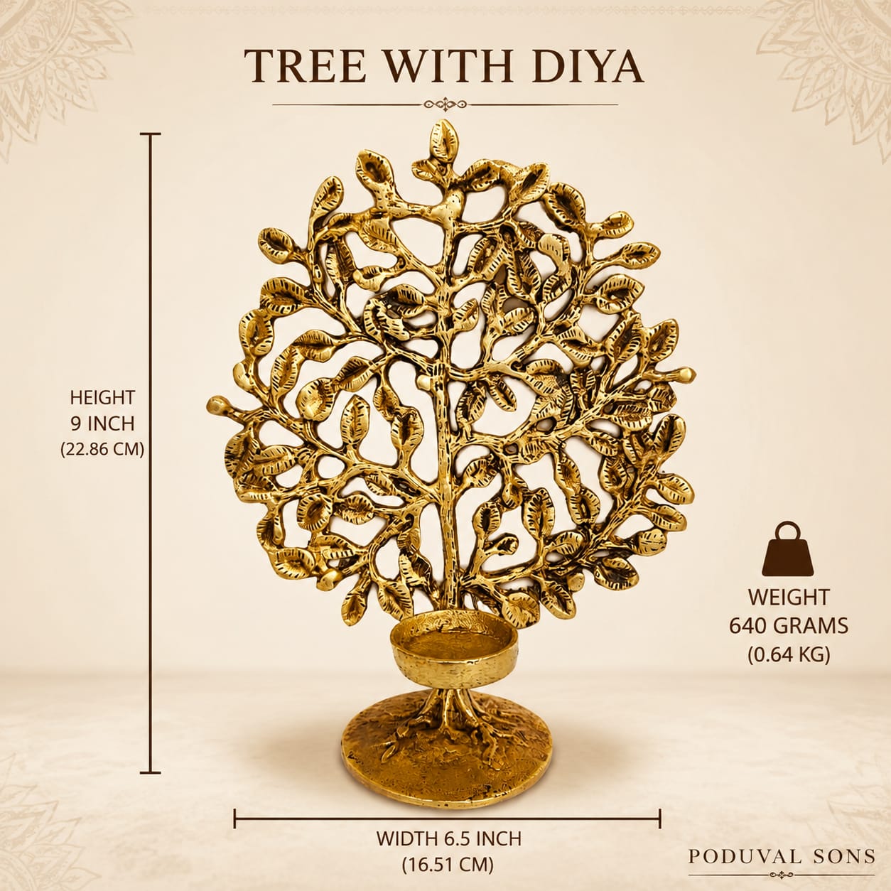 Tree With Diya