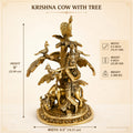 Krishna & Cow With Tree