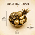 Brass Fruit Bowl