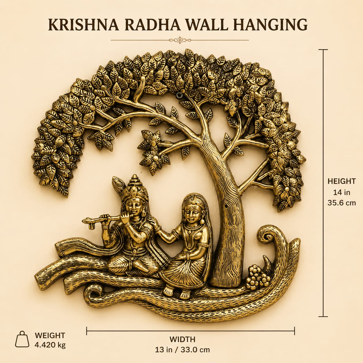 Krishna Radha Wall Hanging